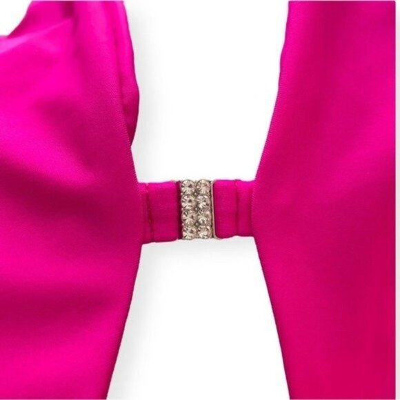 lovewave | NEW The Christensen One Piece Cut Out Swimsuit in Hot Pink Size XL - Picture 5 of 12